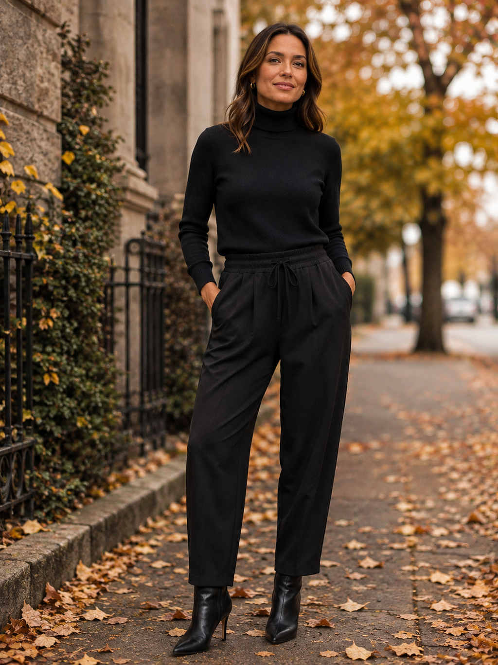 Relaxed Barrel Leg Trouser