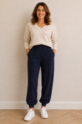 Seam Detail Cuffed Trouser