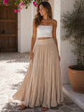 Crinkle Maxi Skirt/Dress