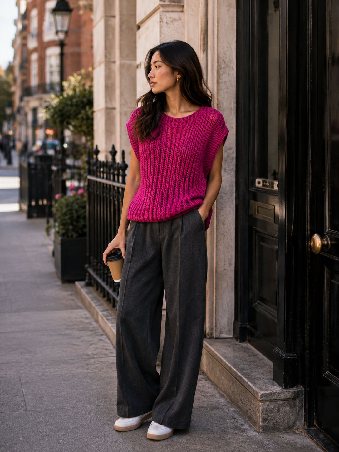 Chunky Sleeveless Jumper