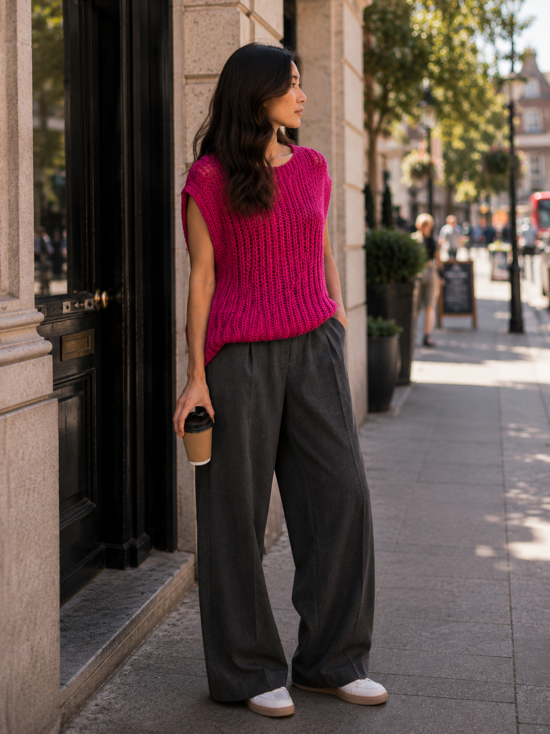 Chunky Sleeveless Jumper