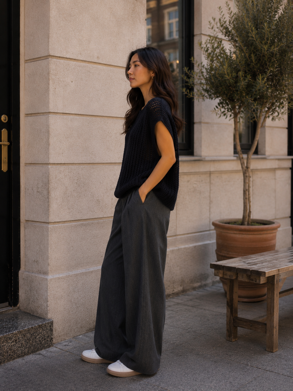 Chunky Sleeveless Jumper