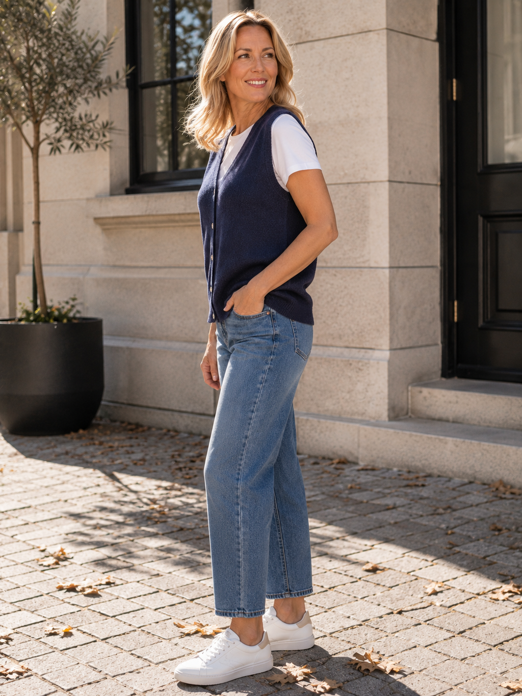 Fine Knit Waistcoat