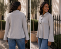 Collared Swing Knit Jacket