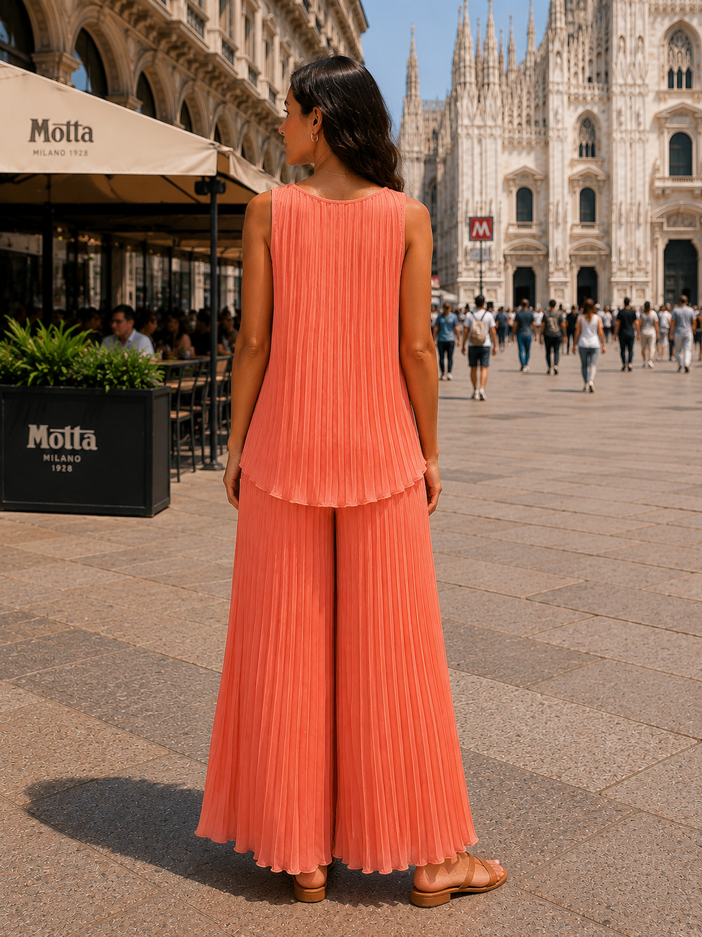 Pleated Trouser/Top Co-ord