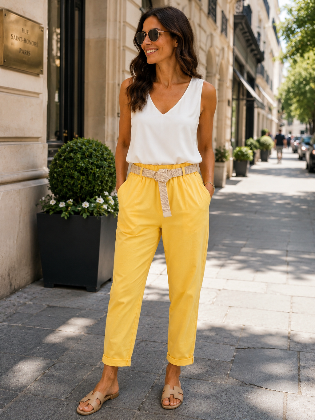 Summer Casual Elasticated Waist Trousers