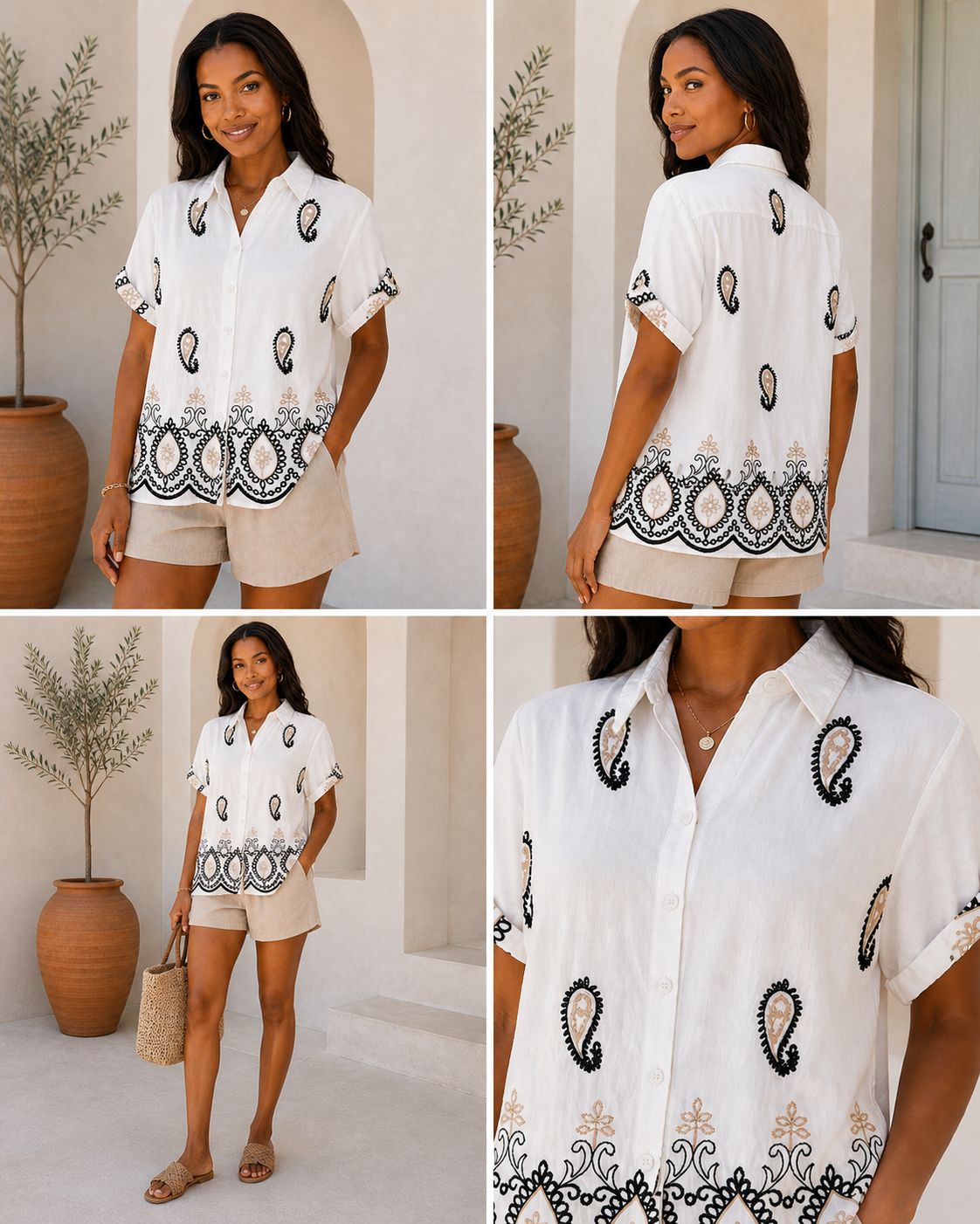 Paisley Short Sleeve Shirt