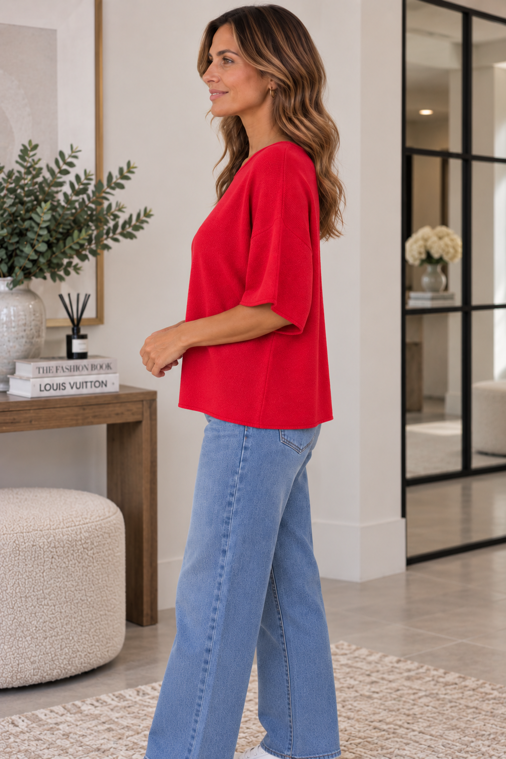Fine Knit Batwing Jumper