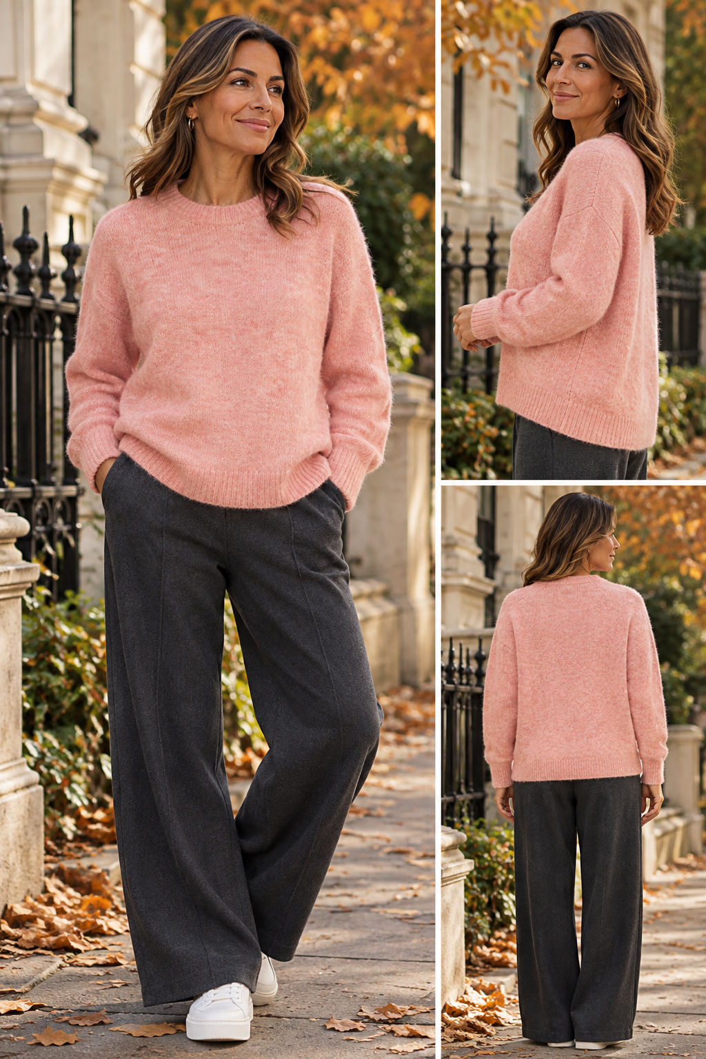 Melange Round Neck Jumper