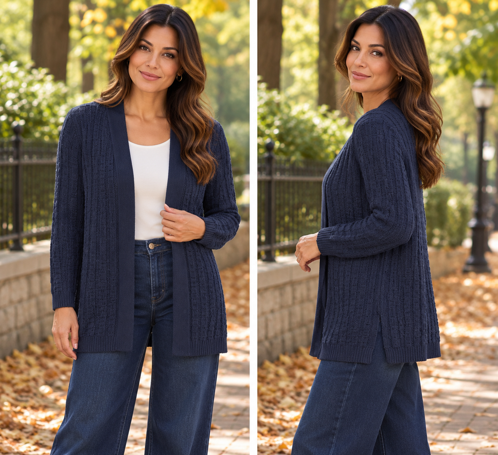 BasketWeave Cardigan