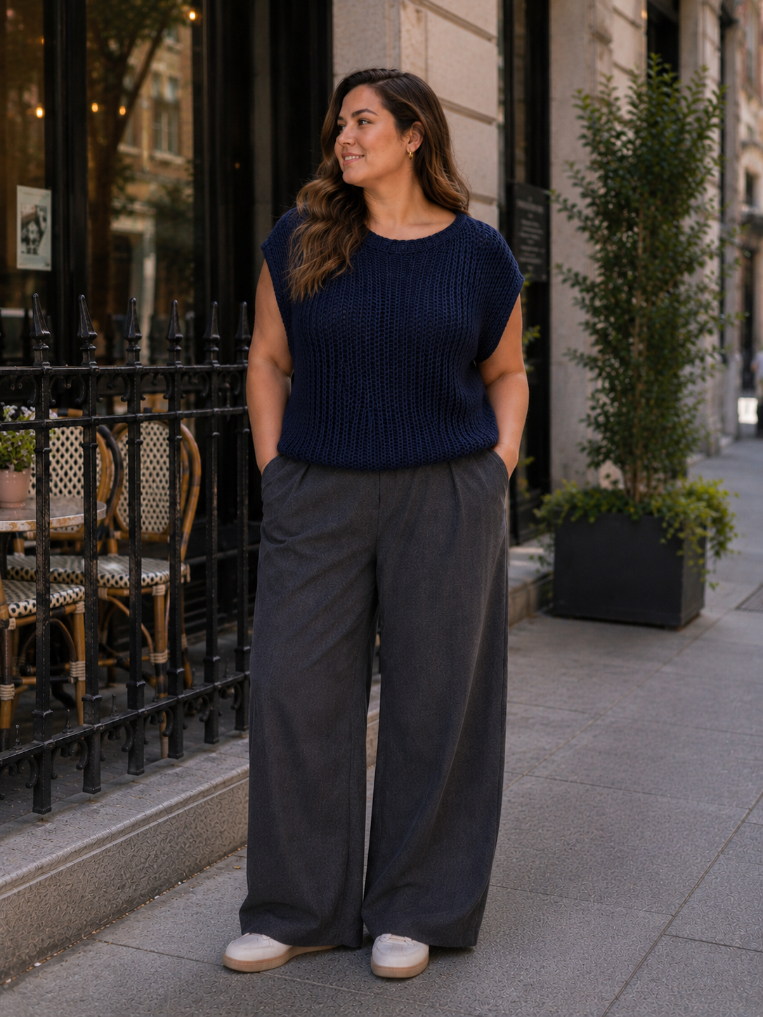 Chunky Sleeveless Jumper