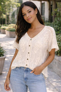 Paisley Lace Blouse