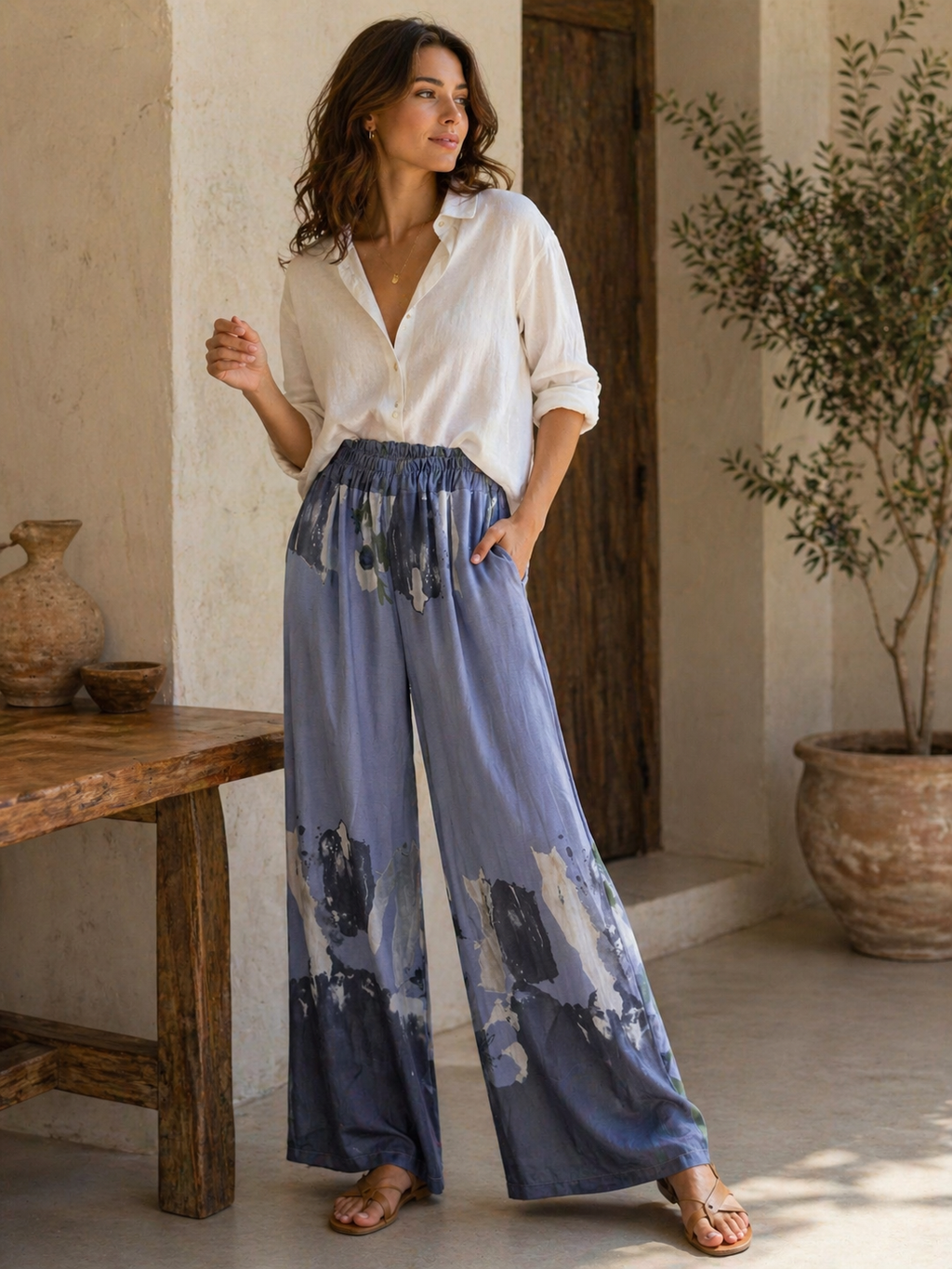 Abstract Floral Wash Coord