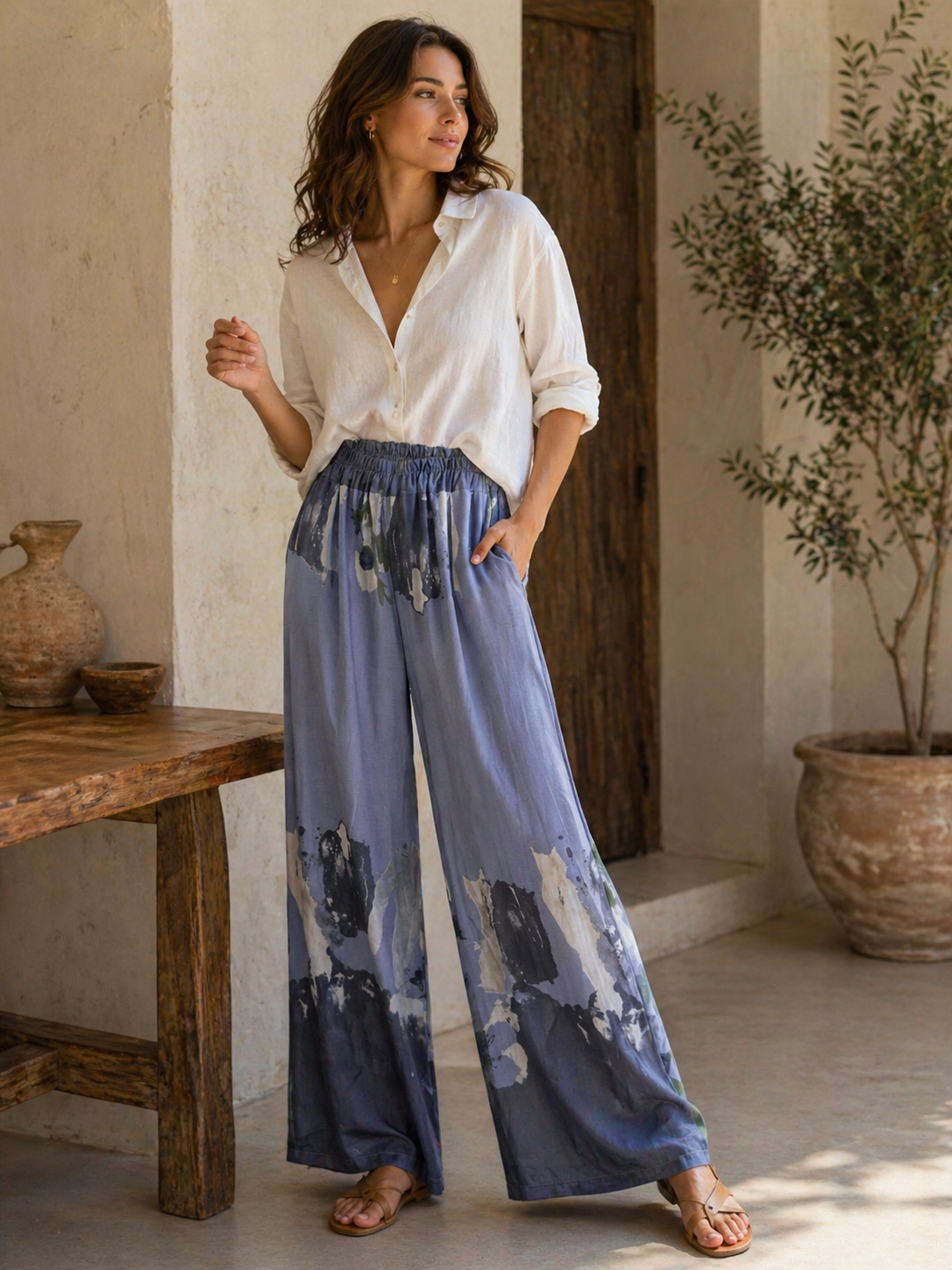 Abstract Floral Wash Coord