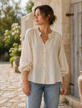 Balloon Sleeve Blouse