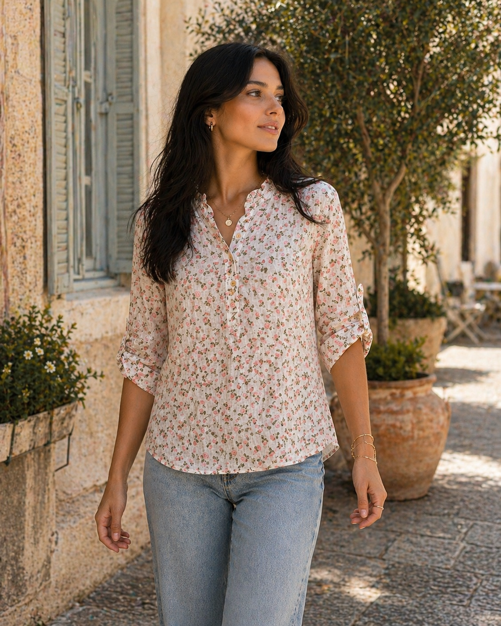 Floral Pattern Top